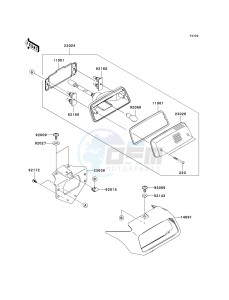 KSV 700 C [KFX700] (C6F) C6F drawing TAILLIGHT-- S- -