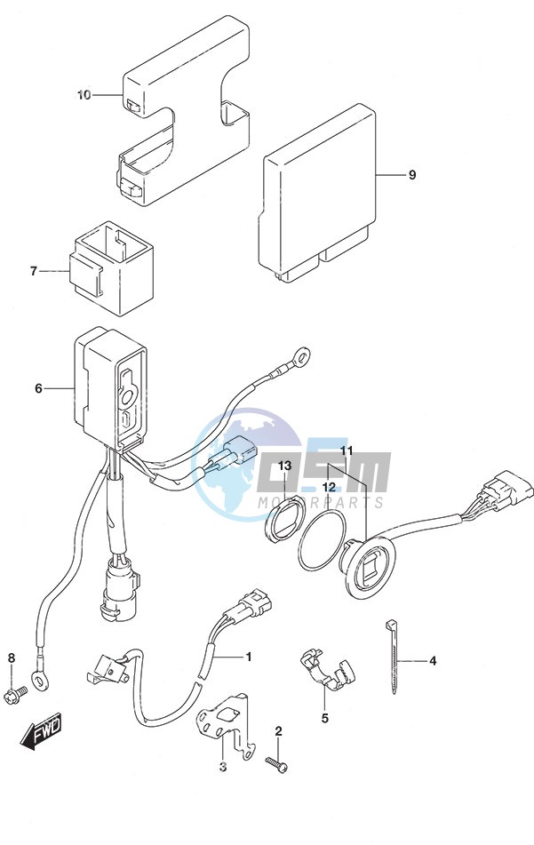 PTT Switch/Engine Control Unit High Thrust