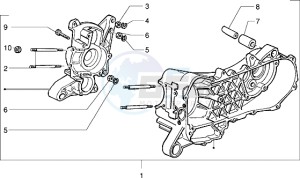 Sfera RST 125 drawing Crankcase