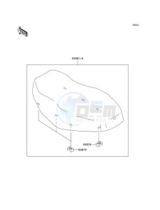 KVF360_4X4 KVF360-A3 EU GB drawing Seat