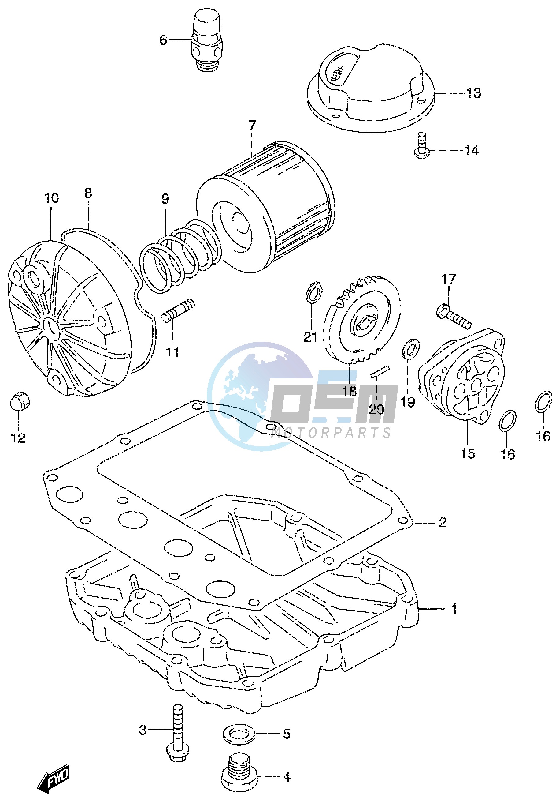 OIL FILTER-OIL PUMP