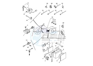 XVS A DRAG STAR CLASSIC 650 drawing BATTERY