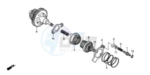 PAC16A1 RACOON drawing MAINSHAFT