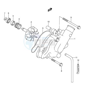 SV1000 (E2) drawing WATER PUMP