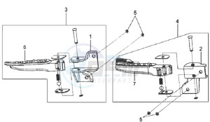 MIO 50 25KMH drawing FOOT RESTS L / R