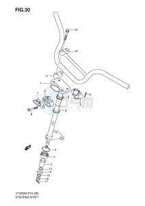 LT-Z50 (P19) drawing STEERING SHAFT