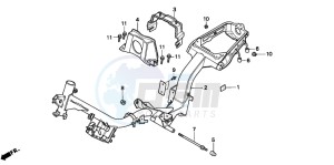 PK50S drawing FRAME BODY