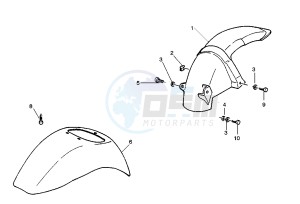 Zip 50 RST drawing Mudguard