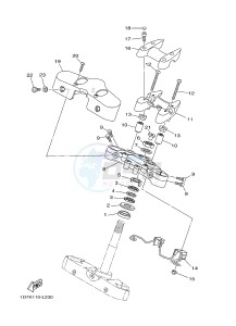 XV1900A MIDNIGHT STAR (1CR3) drawing STEERING