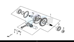 GTS 300I ABS (LN30W9-EU) (L7-M0) drawing CRANK SHAFT COMP / GTS 300I ABS (LN30W9-EU) (L7-M0)