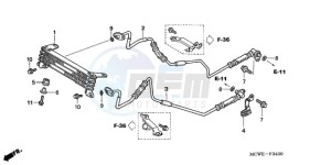 VFR8009 Europe Direct - (ED / MME) drawing OIL COOLER