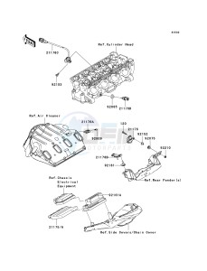 ZX 1000 E [NINJA ZX-10R] (E8F-E9FA) 0E9FA drawing FUEL INJECTION