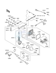 MULE_4010_TRANS_4X4_DIESEL KAF950GDF EU drawing Taillight(s)