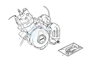 SENDA R DRD E1 E1R - 50 cc drawing ENGINE ASSY