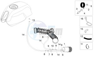 V7 Special - Stone 750 drawing Fuel vapour recover system