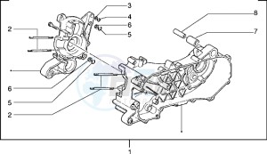 Typhoon 125 X drawing Crankcase