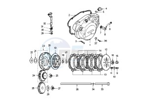 XPS SM - 50 cc drawing CLUTCH