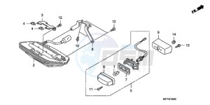 CB13009 BR / MME - (BR / MME) drawing TAILLIGHT