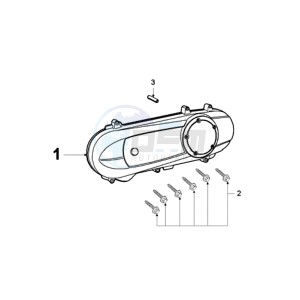 JETFORCE 50 R DARK SIDE drawing CRANKCASE COVER