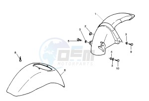 Zip 50 RST drawing Mudguard