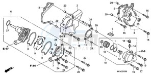 CBF1000SA France - (F / ABS CMF) drawing WATER PUMP