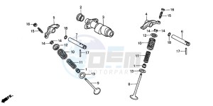 TRX300FW FOURTRAX 300 4X4 drawing CAMSHAFT