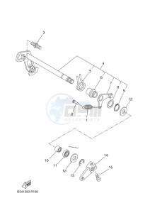 XSR700 MTM690D-U (BJY2) drawing SHIFT SHAFT