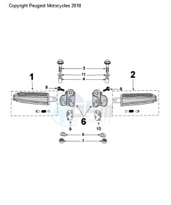 KISBEE A SL drawing FOOT SUPPORT