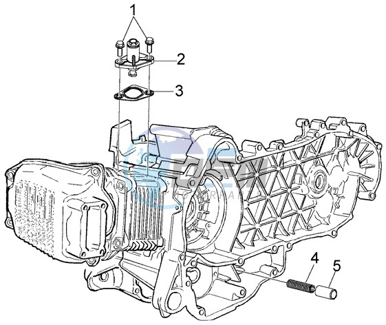 Chain tightener - By-pass valve