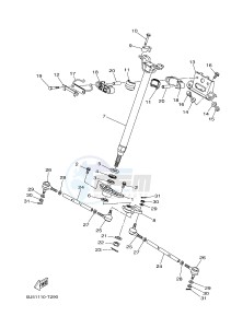 YFM450FWB YFM45KDHJ KODIAK 450 (BJ56) drawing STEERING