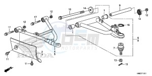 TRX680FAH Europe Direct - (ED) drawing FRONT ARM (TRX680FAF,G,H,J)