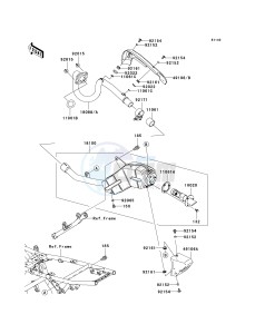 KLX 140 B (KLX140L MONSTER ENERGY) (B8F-B9FA) B8F drawing MUFFLER-- S- -