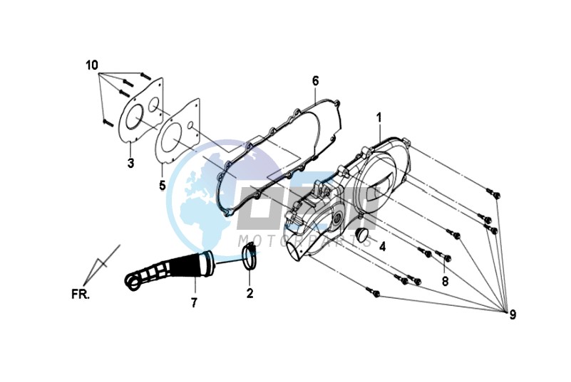 CRANKCASE COVER LEFT