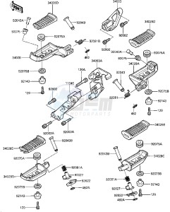 ZG 1000 A [CONCOURS] (A4-A6 A4 ONLY CAN) [CONCOURS] drawing FOOTREST