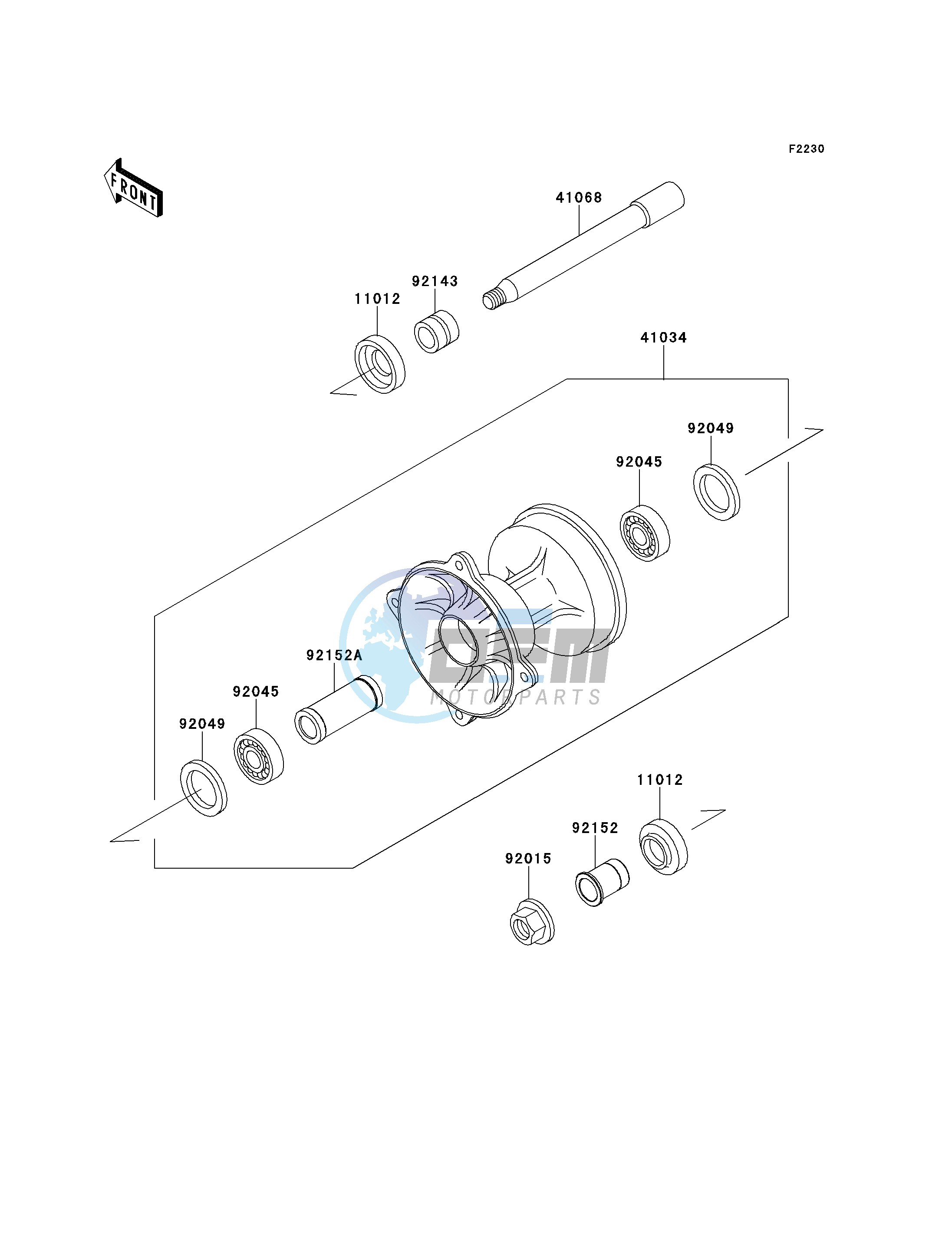 FRONT HUB