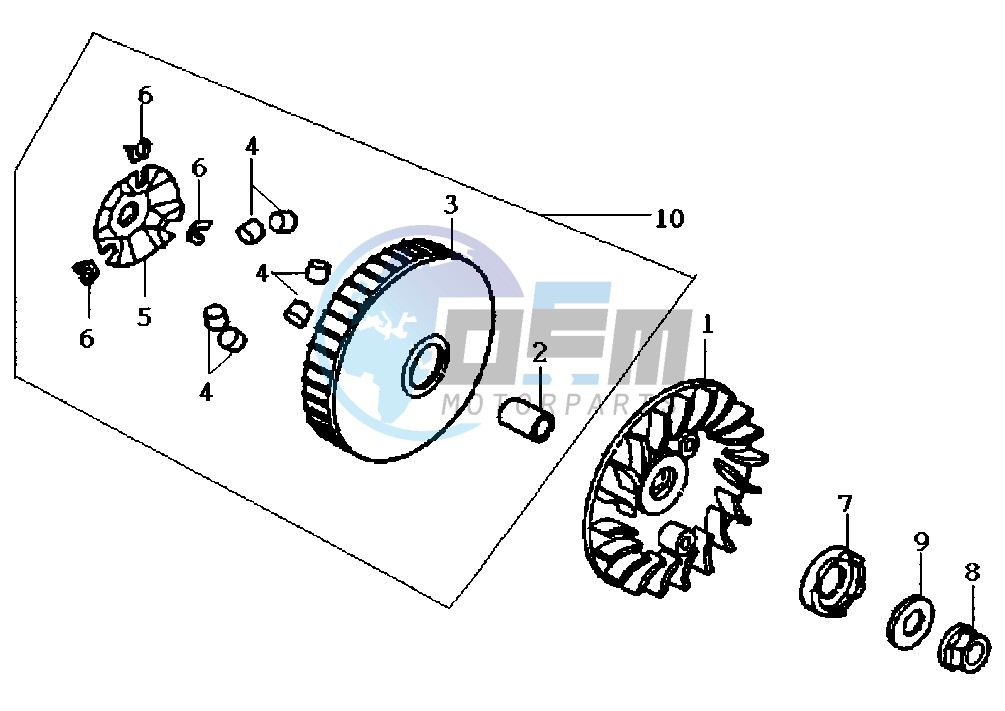 DRIVING PULLEY