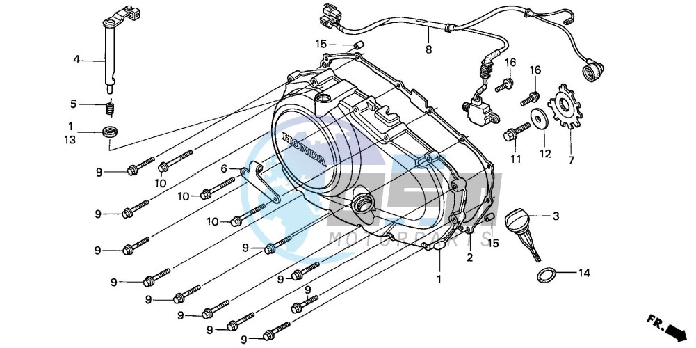 RIGHT CRANKCASE COVER