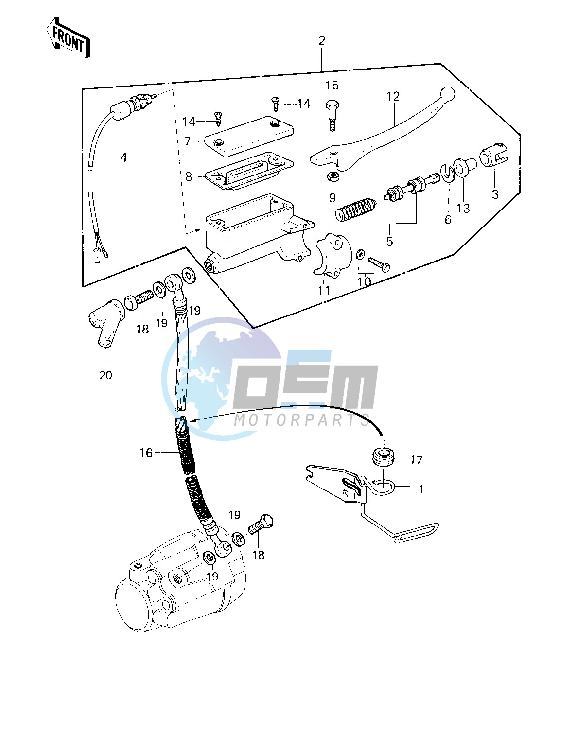 FRONT MASTER CYLINDER