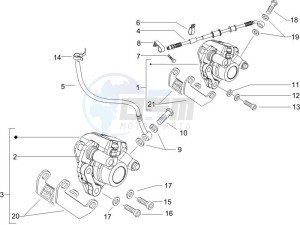 NRG 50 power Pure jet drawing Brakes hose  - Calipers