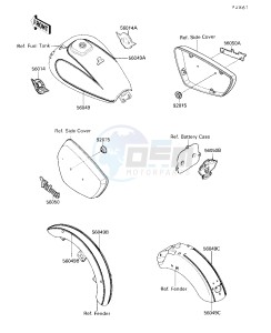 VN 1500 A [VULCAN 88] (A1-A5) [VULCAN 88] drawing DECAL