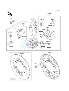 KX85_/_KX85_II KX85ABF EU drawing Front Brake