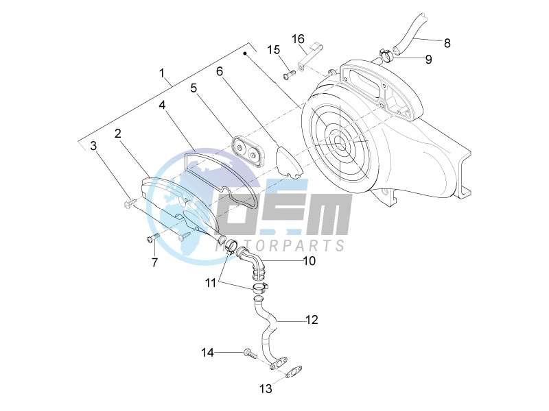 Secondairy air box