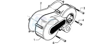 Eaglet automatic 50 drawing Clutch cover