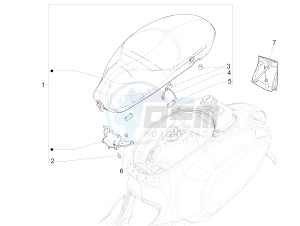 150 Sprint 4T 3V ie (NAFTA) drawing Saddle/seats