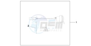 ST1300A9 France - (F / ABS CMF MME) drawing 12V DC SOCKET