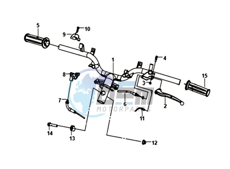 HANDLEBAR / BRAKE LEVERS /CABLES