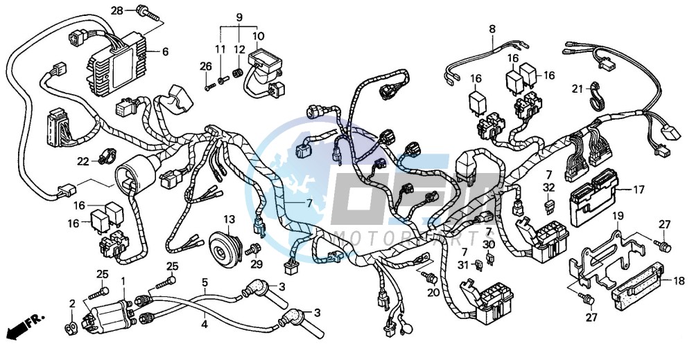 WIRE HARNESS (FJS600A3/A4/A5)