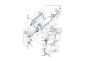 YP MAJESTY 400 drawing EXHAUST