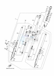 MWS125-A TRICITY 125 (BR7G) drawing CRANKCASE COVER 1