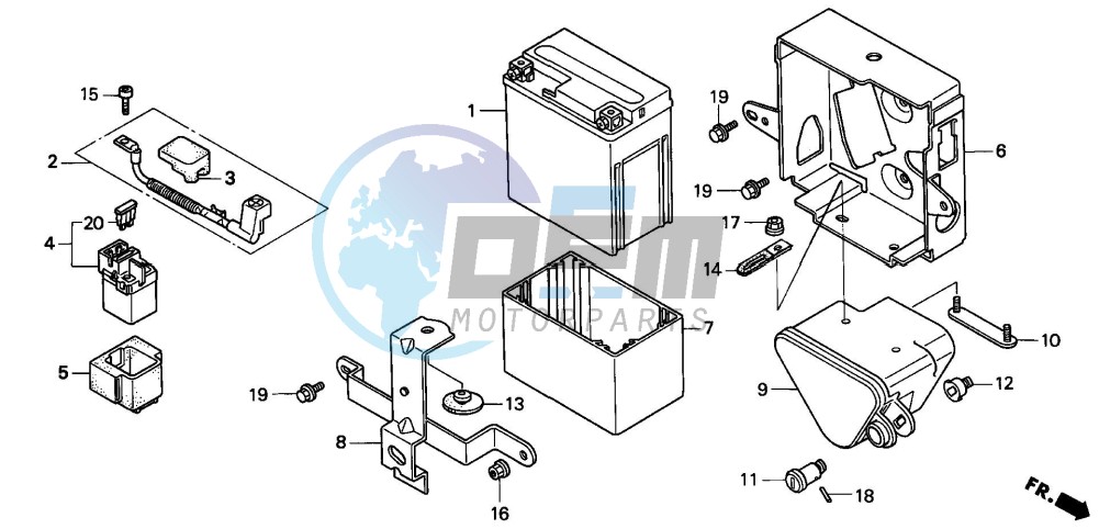 BATTERY/BATTERY BOX